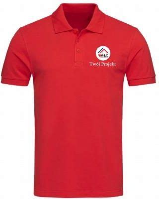 M C Modern Company Koszulka Polo Medyczna M Ska Czerwona Z Twoim Logo