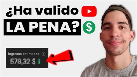 Cuánto DINERO he GANADO MONETIZANDO 1 AÑO en YouTube 2023 YouTube