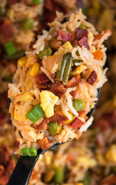 Bacon Fried Rice One Pot One Pot Recipes