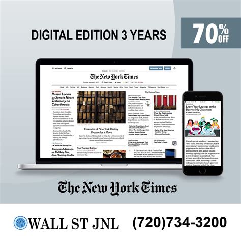 The New York Times Subscription for 3 years with a 70% Discount