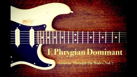 E Phrygian Dominant Groove Backing Track Guitar Jam YouTube