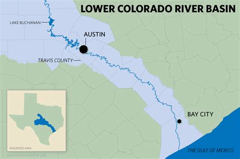 Map Of Colorado River Through Texas – Get Map Update