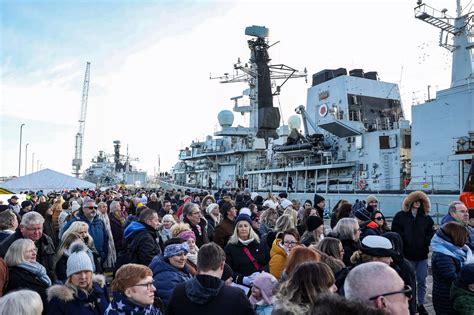 Royal Navy homecoming in Plymouth as families united with HMS Montrose