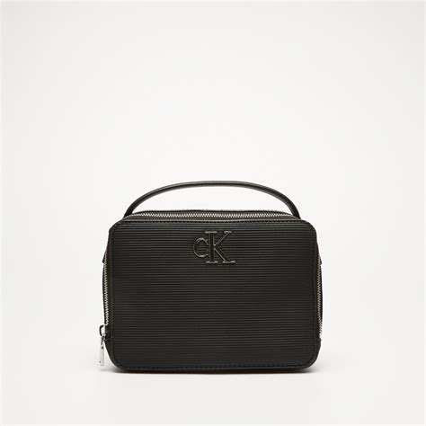 Calvin Klein Torebka Minimal Monogram Camera Bag T Kolor Czarny