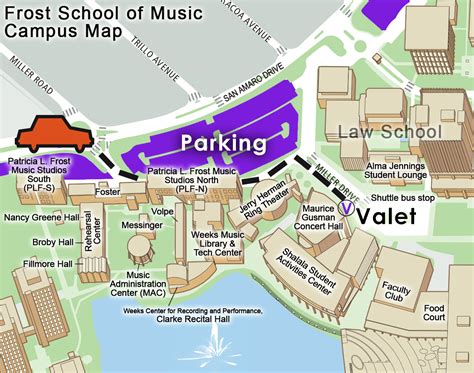 University Of Miami Parking Map