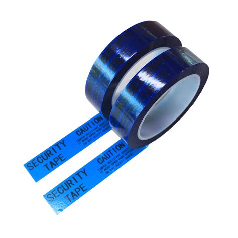 Tamperseals Group Rolls Blue Non Transfer Tamper Evident Security