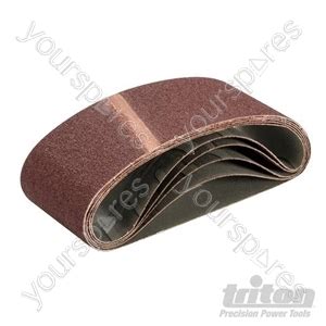 Sanding Belt 64 X 406mm 5pk 60 Grit 623539 By Triton