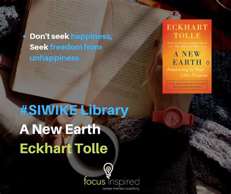 BOOK 2019: A new earth: Eckhart Tolle – FOCUS inspired – careers not jobs!