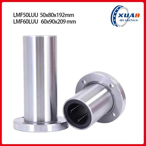 Round Flange Linear Motion Bushing Lmf Luu Series Ball