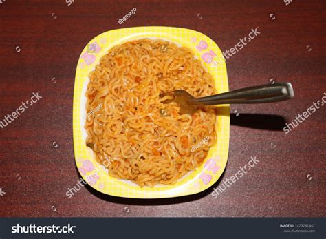 Hot Maggie Spicy Noodles Recipe Stock Photo Shutterstock