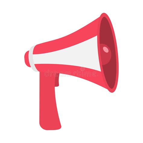 Megaphone Speaker Loudspeaker Icon Announcement Sign Symbol Flat