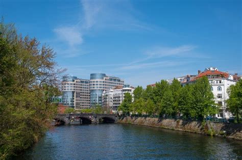 Premium Photo | The banks of spree river in germany