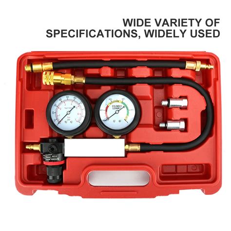 LT Cylinder Leak Tester Compression Leakage Detector Kit Set Petrol