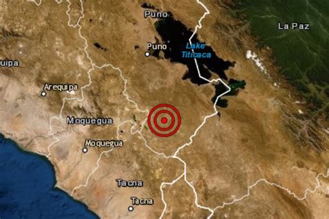 Sismo de magnitud 3 6 sacudió esta mañana la provincia puneña de Lampa