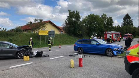 Engelsberger verursacht Unfall auf B299 26 Jährige verletzt und hoher