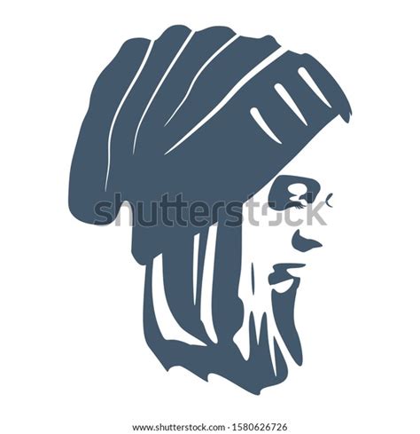 Face Side View Elegant Silhouette Female Stock Vector (Royalty Free ...