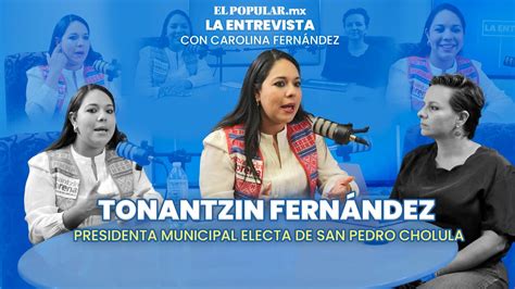 Quien en es Tonantzin Fernández Presidenta municipal de San Pedro Cholula