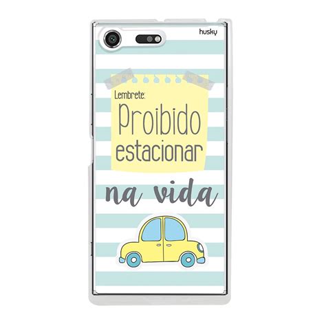 Capa Personalizada Para Xperia Xz Premium Proibido Estacionar Husky