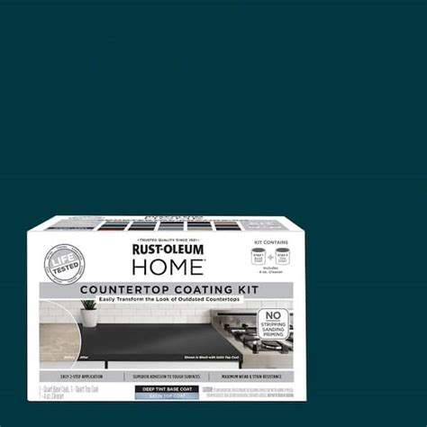 Rust Oleum Home 1 Qt Emerald Green Satin Interior Countertop Paint Kit