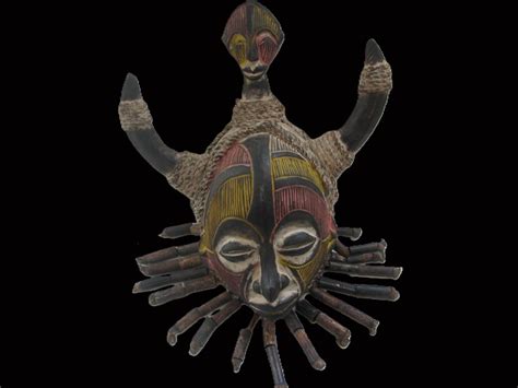 African Chokwe Tshokwe Drc Congo Mask Large Size International Delivery