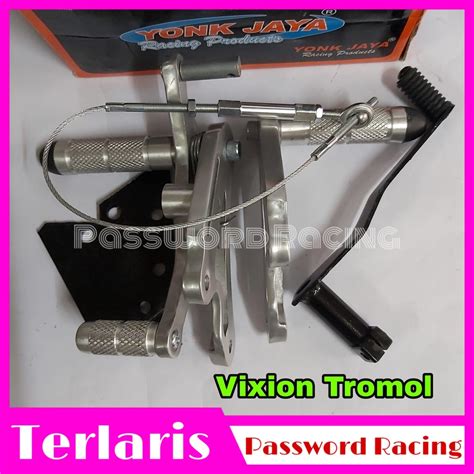 Jual Step Underbone Yonk Jaya Vixion Old Tromol Plus Sling Kawat Rem