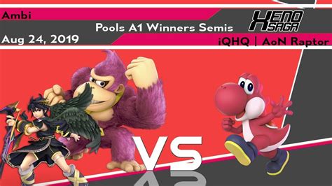 Smash Ultimate Xenosaga XXVI Pools A1 Winners Semis Ambi Vs IQHQ