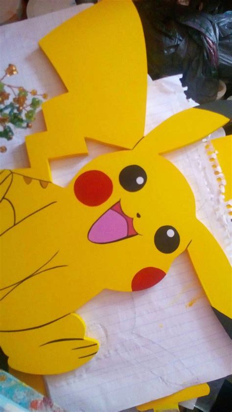 Pin De Carly Mt En Fiesta Tematica Pikachu Manualidades Cotillones