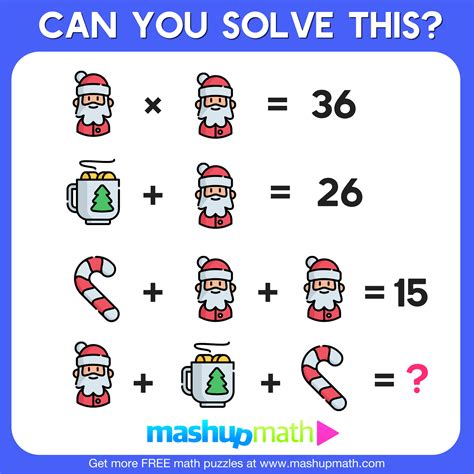 10 Free Christmas Math Activities for Your Kids — Mashup Math