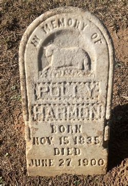 Mary Polly Harmon Harmon 1835 1900 Mémorial Find a Grave