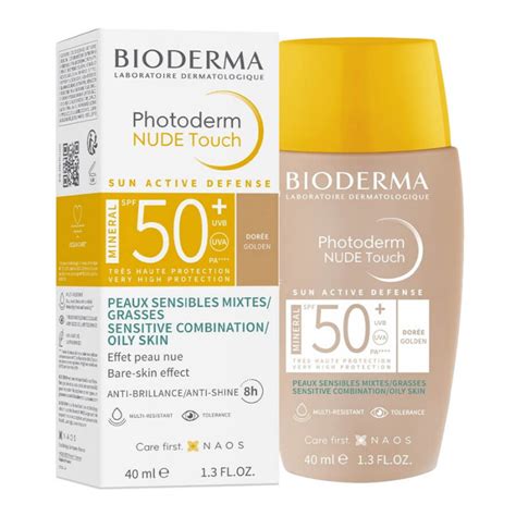 Bioderma Photoderm Nude Touch Mineral SPF50 Golden Tint 40 Ml