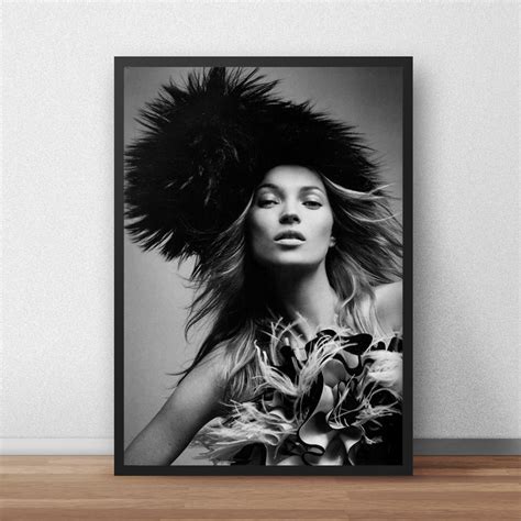 Kate Moss Poster Kate Moss Print Wall Art Fashion Print Kate - Etsy