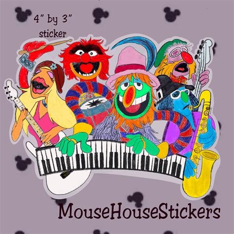 Muppets Dr Teeth And The Electric Mayhem Inspired Clear Vinyl Etsy