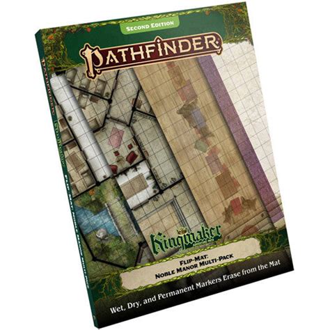 Pathfinder 2e Rpg Flip Mat Kingmaker Noble Manor Multi Pack