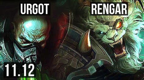 Urgot Vs Rengar Jungle Games K Mastery Kr