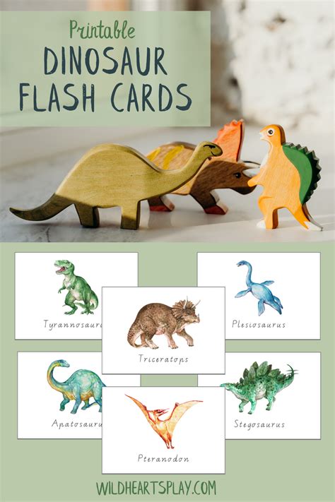 Free Printable Dinosaur Flash Cards - Printable Word Searches