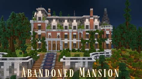 Abandoned Gothic Mansion Minecraft Timelapse Youtube