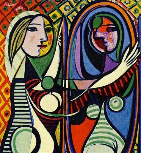 Arte E Publicidade Girl Before A Mirror Pablo Picasso