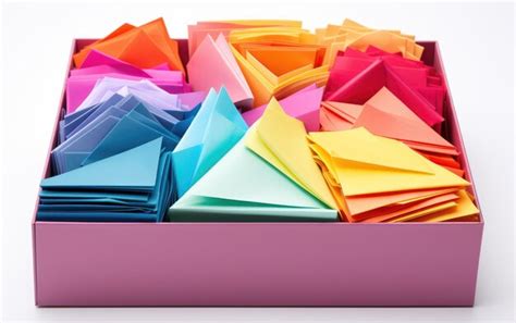 Origami Paper in a Delightful Box | Premium AI-generated image
