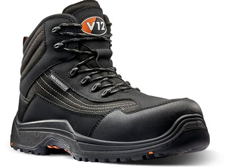 V12 Caiman Waterproof Safety Hiker Boots Delf Workwear