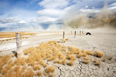 Dust Storm Over Summer Lake - Oregon Photography