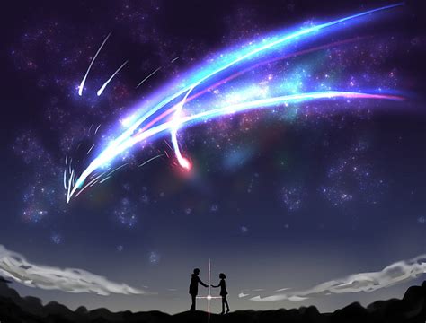 Fondo De Pantalla Digital De Your Name Anime De Your Name Anime Chicas De Anime Fondo De