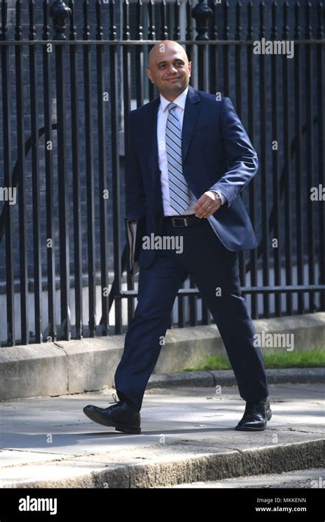 Home Secretary Sajid Javid Arriving In Downing Street London For A