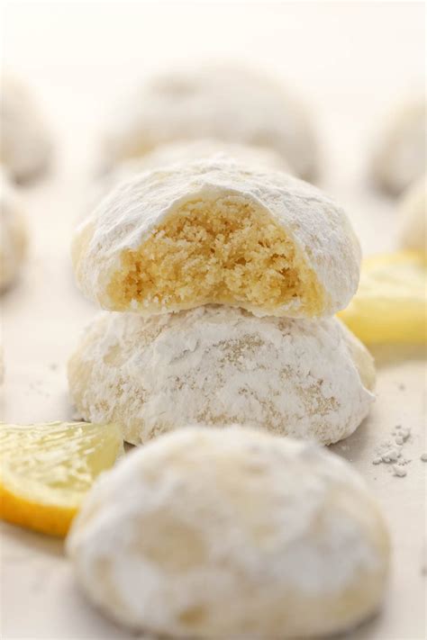 Lemon Snowball Cookies Live Well Bake Often