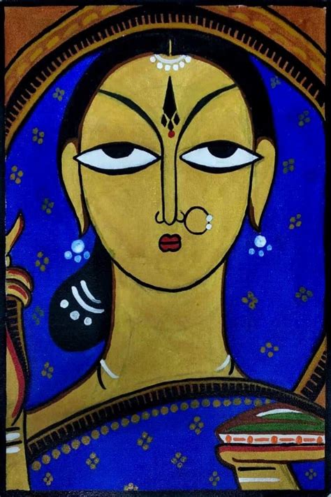 Wall Decor Kalighat Painting's Print, Suitable for Home Decor ...