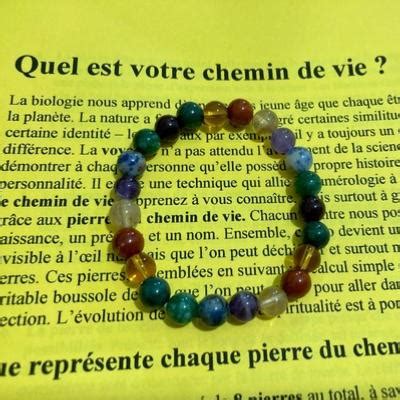 Bracelet Chemin De Vie Je Ne Choisis Pas Les Pierres Quelle