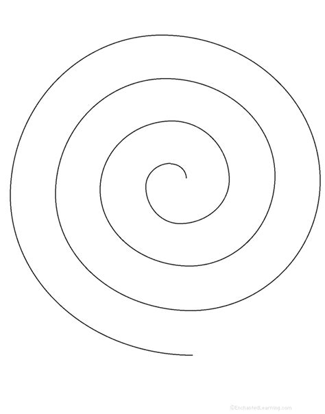 Printable Spiral Template