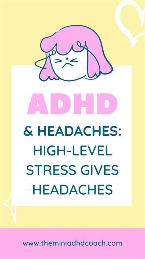 ADHD & Headaches: High-Level Stress Gives Headaches Adhd Facts, Adhd Diagnosis, Take Exam, Adhd ...