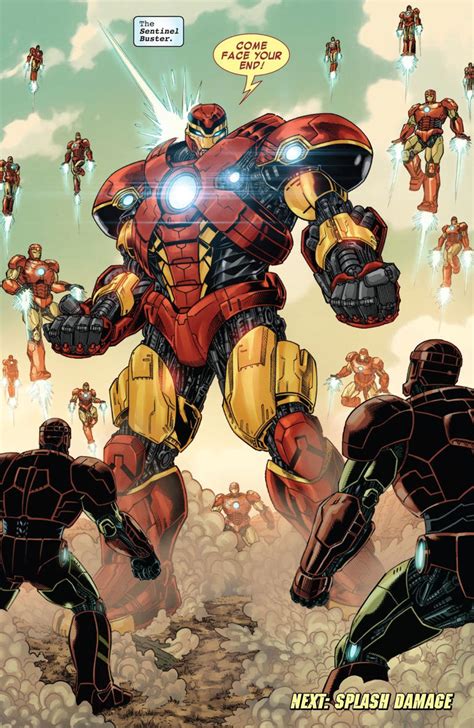 The Sentinel Buster Iron Man Officially Assembles His Most Powerful