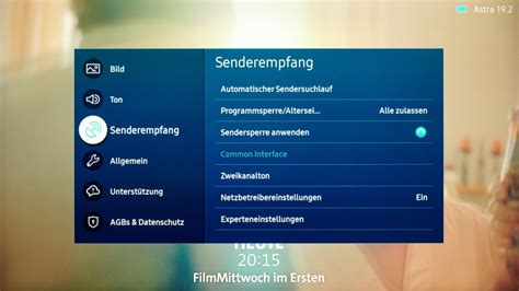 Tutorial Fernseher Einstellen Samsung TV Senderliste 45 OFF