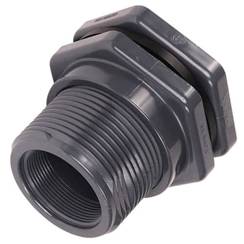 Bfa Cfs Hayward Bfa Cfs Pvc Bulkhead Fitting W Fpm Gasket